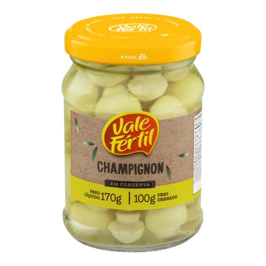 Cogumelo Champignon em Conserva Vale Fértil Vidro 100g - Imagem em destaque