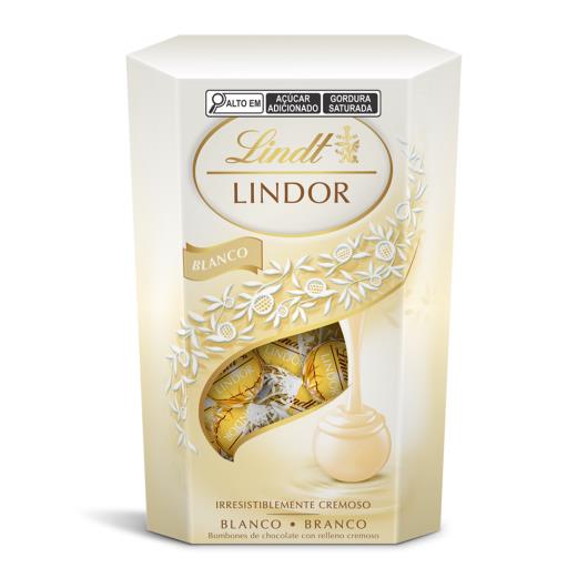 Chocolate Lindt Lindor Branco 200g 16 Unidades - Imagem em destaque