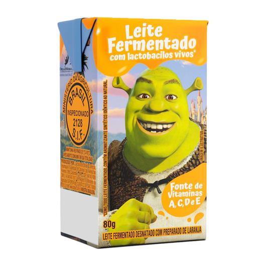 Pack Leite Fermentado Laranja Shrek Batavo Batavinho Caixa 6 Unidades 80g Cada - Imagem em destaque