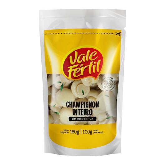 Cogumelo Champignon em Conserva Inteiro Vale Fértil Sachê 100g - Imagem em destaque