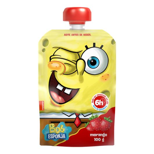 Iogurte Morango Bob Esponja Elegê Squeeze 100g - Imagem em destaque