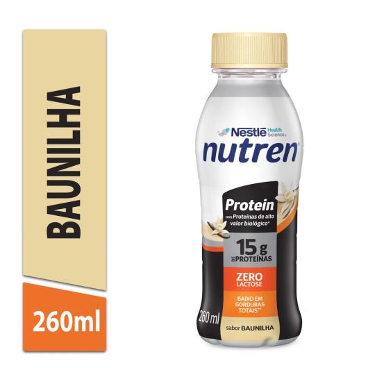 Bebida Láctea Nutren Protein 15g de proteínas Baunilha 260ml - Imagem em destaque