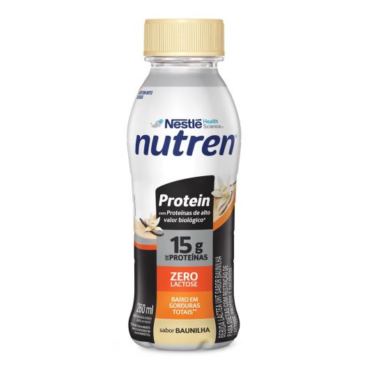 Bebida Láctea Nutren Protein 15g de proteínas Baunilha 260ml - Imagem em destaque