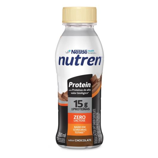 Bebida Láctea Nutren Protein 15g de proteínas Chocolate 260ml - Imagem em destaque