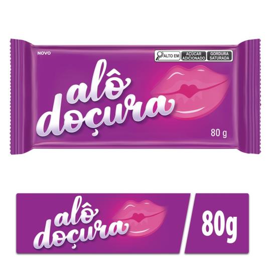 Chocolate ALÔ DOÇURA Tablete 80g - Imagem em destaque