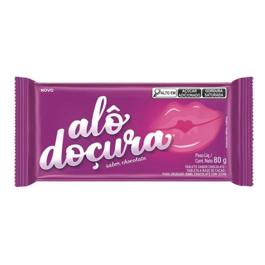 Chocolate ALÔ DOÇURA Tablete 80g - Imagem em destaque