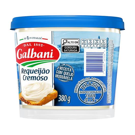 Requeijão Cremoso com Queijo Galbani Pote 380g - Imagem em destaque