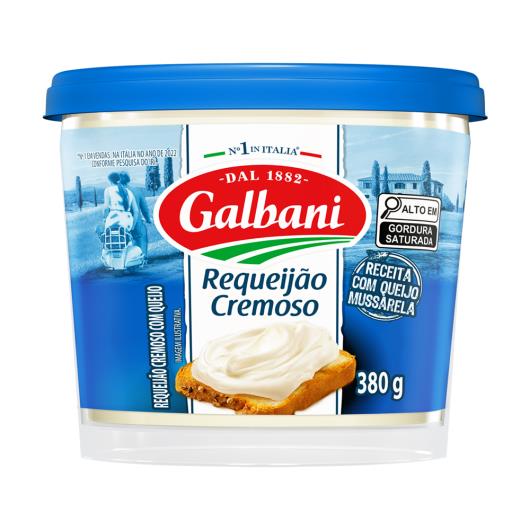 Requeijão Cremoso com Queijo Galbani Pote 380g - Imagem em destaque