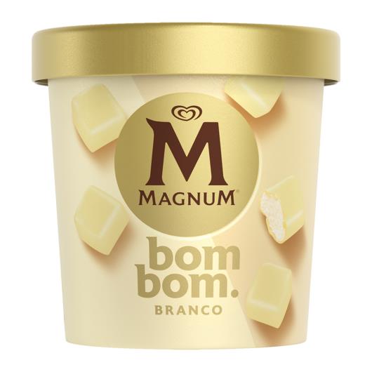 Bombom de Sorvete Branco Magnum Pote 161g - Imagem em destaque