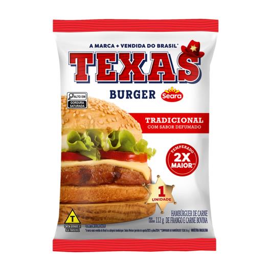 Hambúrguer Seara Texas Burger Tradicional Pacote 112g - Imagem em destaque