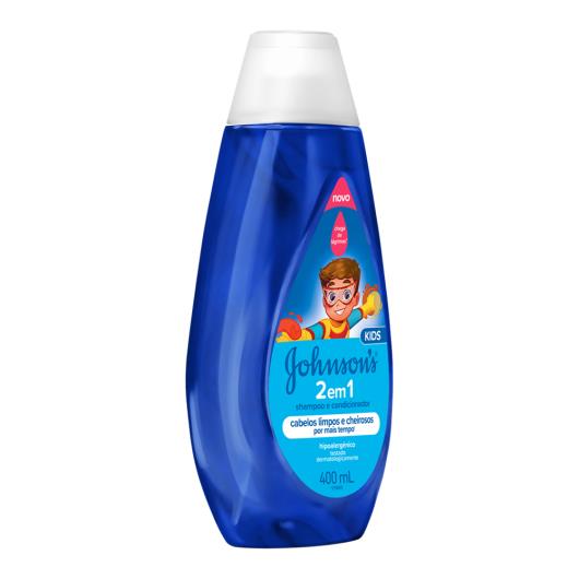 Shampoo e Condicionador 2 em 1 Johnson's Kids Frasco 400ml - Imagem em destaque