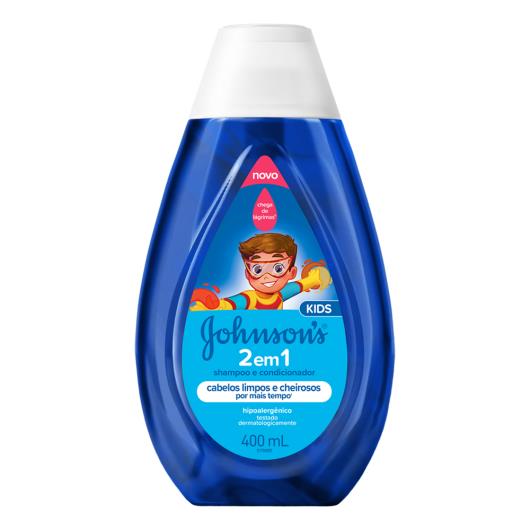 Shampoo e Condicionador 2 em 1 Johnson's Kids Frasco 400ml - Imagem em destaque