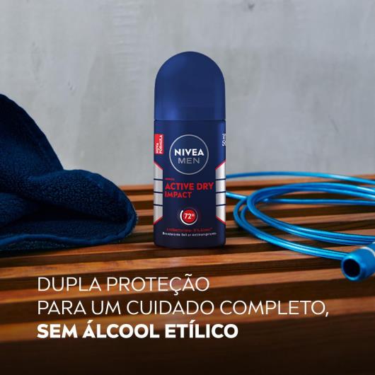 Desodorante Antitranspirante Roll On Nivea Dry Impact 50ml - Imagem em destaque