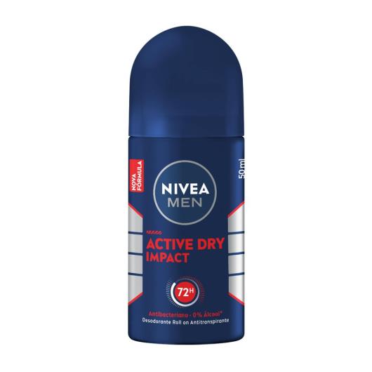 Desodorante Antitranspirante Roll On Nivea Dry Impact 50ml - Imagem em destaque