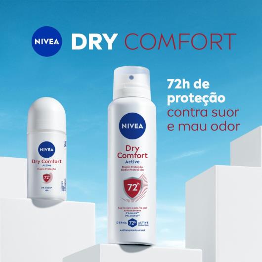 NIVEA Desodorante Antitranspirante Roll-on Dry Comfort 50ml - Imagem em destaque