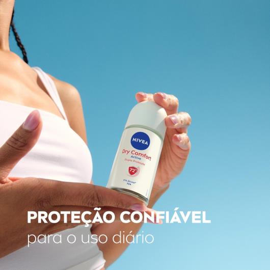 NIVEA Desodorante Antitranspirante Roll-on Dry Comfort 50ml - Imagem em destaque