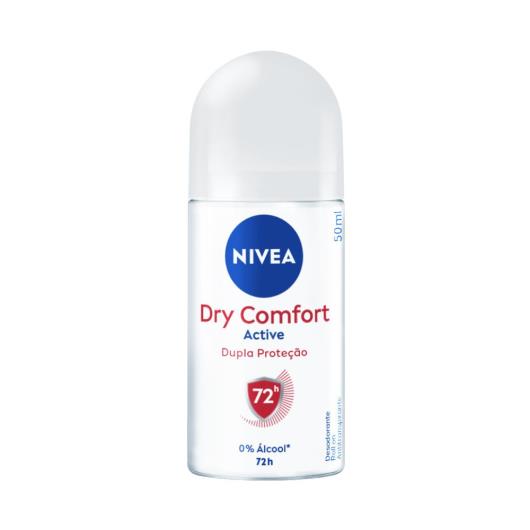 NIVEA Desodorante Antitranspirante Roll-on Dry Comfort 50ml - Imagem em destaque