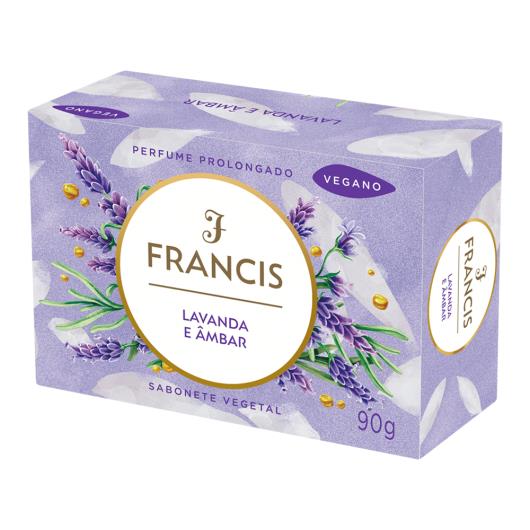 Sabonete Barra Vegetal Lavanda e Âmbar Francis Caixa 90g - Imagem em destaque