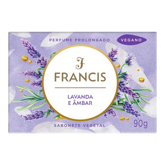 Sabonete Barra Vegetal Lavanda e Âmbar Francis Caixa 90g - Imagem em destaque