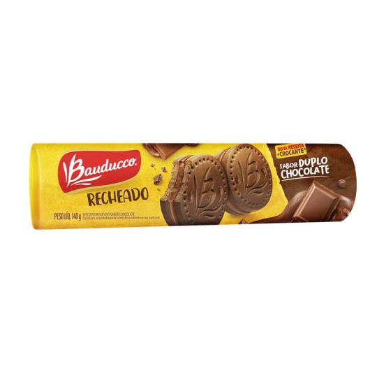 Biscoito Bauducco recheio duplo de chocolate 140g - Imagem em destaque