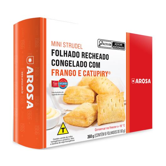 Mini Strudel Congelado Recheio Frango e Catupiry Arosa 360g - Imagem em destaque