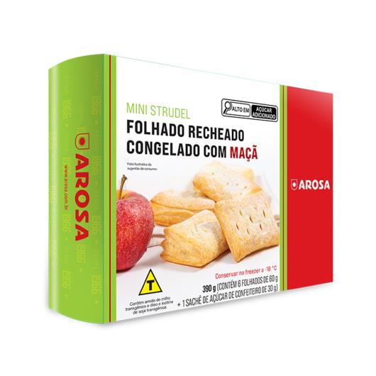 Mini Strudel Folhado Recheio Maçã Arosa Congelado 390g - Imagem em destaque