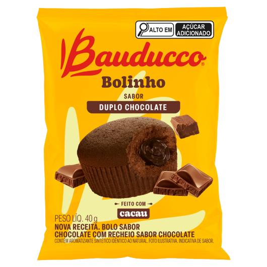 Bolinho Duplo Chocolate Bauducco Pacote 40g - Imagem em destaque