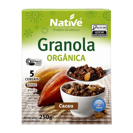 Granola Orgânica Native Sabor Cacau 250g - Imagem em destaque