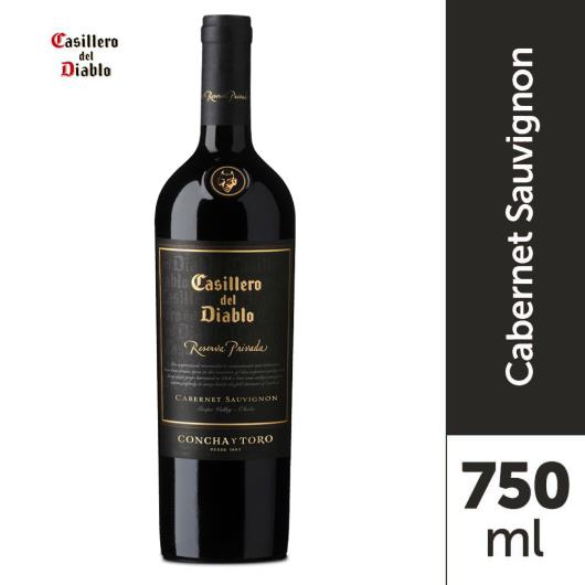 Vinho Chileno Casillero Del Diablo Reserva Privada Cabernet Sauvignon Com 750ML - Imagem em destaque