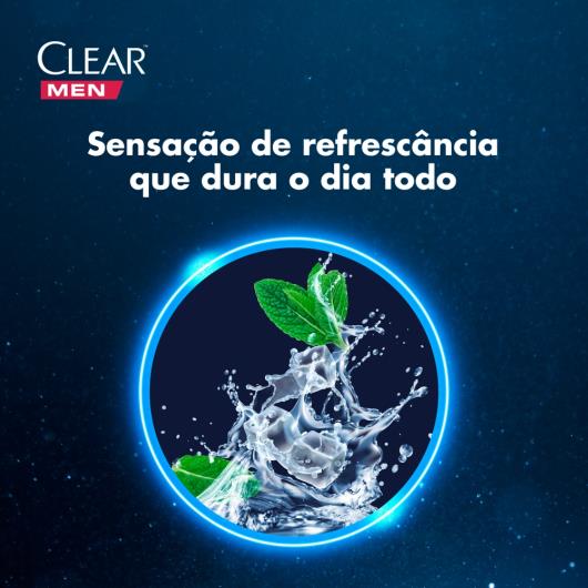 Shampoo Anticaspa Clear Men Ice Cool Menthol 400ml - Imagem em destaque