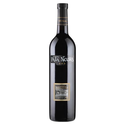 Vinho Espanhol Tinto Seco Oro Pata Negra Tempranillo Valdepeñas Garrafa 750ml - Imagem em destaque