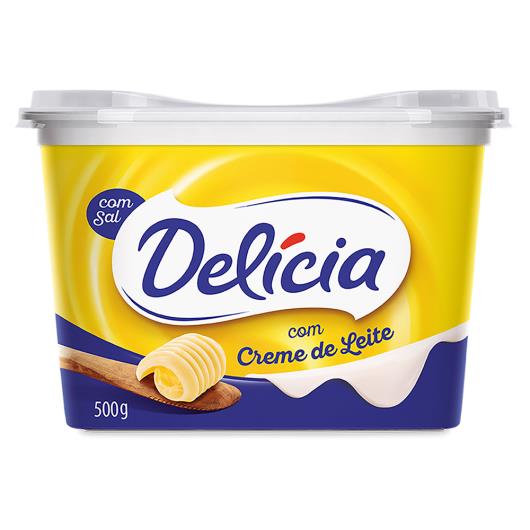 Margarina DELÍCIA com Sal e Creme de Leite Pote 500g - Imagem em destaque