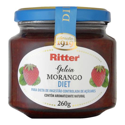 Geléia Diet Sabor Morango Ritter 260g - Imagem em destaque