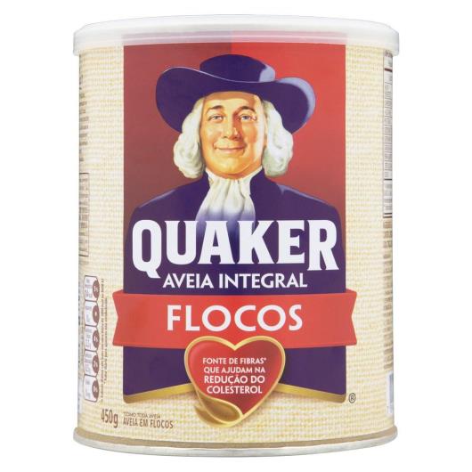 Aveia Em Flocos Regulares Quaker Lata 450G - Imagem em destaque