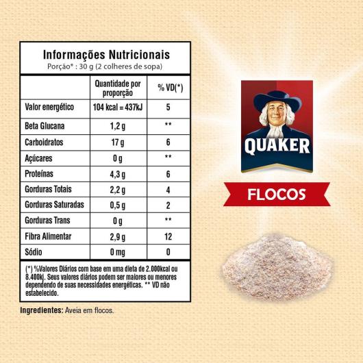 Aveia Em Flocos Regulares Quaker Lata 450G - Imagem em destaque