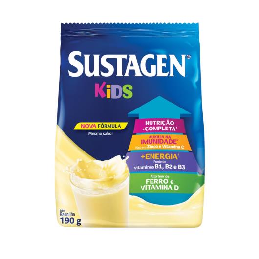 Complemento Alimentar Sustagen Kids Sabor Baunilha - Sachê 190g - Imagem em destaque