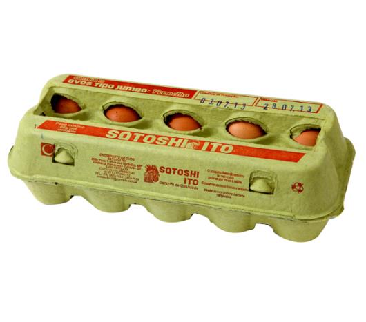 Ovos vermelhos jumbo Satoshi tp 10 unidades - Imagem em destaque