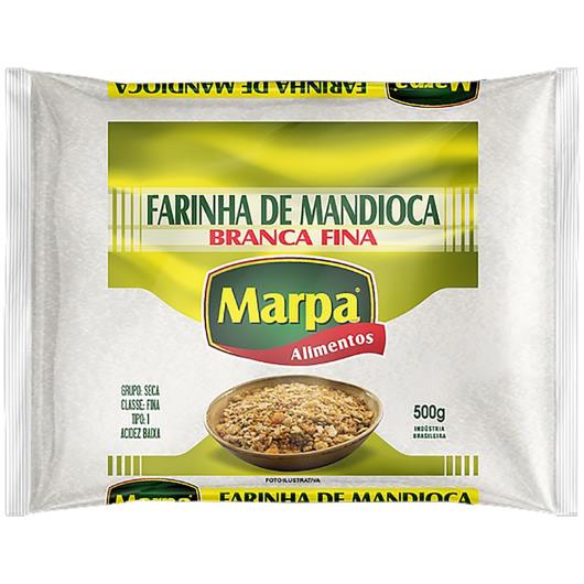 Farinha de mandioca branca fina Marpa 500g - Imagem em destaque