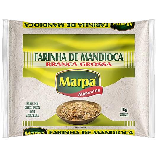 Farinha de mandioca branca grossa Marpa 1kg - Imagem em destaque