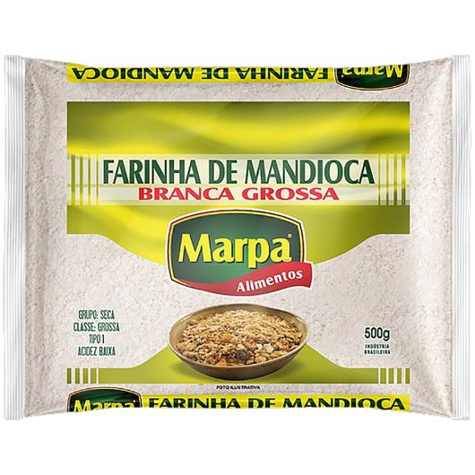 Farinha de mandioca branca grossa Marpa 500g - Imagem em destaque