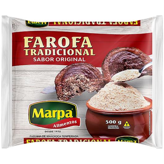 Farofa de mandioca pronta temperada Marpa 500g - Imagem em destaque