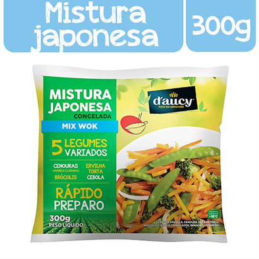 Mistura Japonesa Congelada D'aucy Wok Pacote 300g - Imagem em destaque