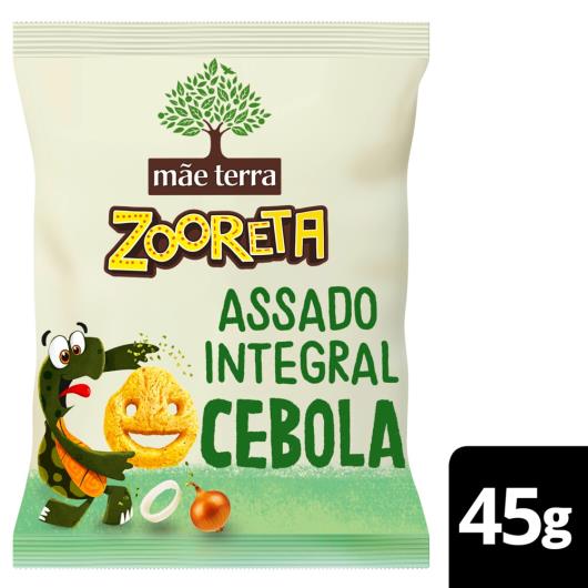 Salgadinho Orgânico Infantil Mãe Terra Zooreta Cebola 45gr - Imagem em destaque