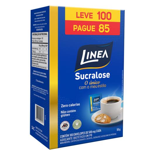 Adoçante em Pó Sucralose Linea Caixa 50g Leve 100 Pague 85 Unidades - Imagem em destaque