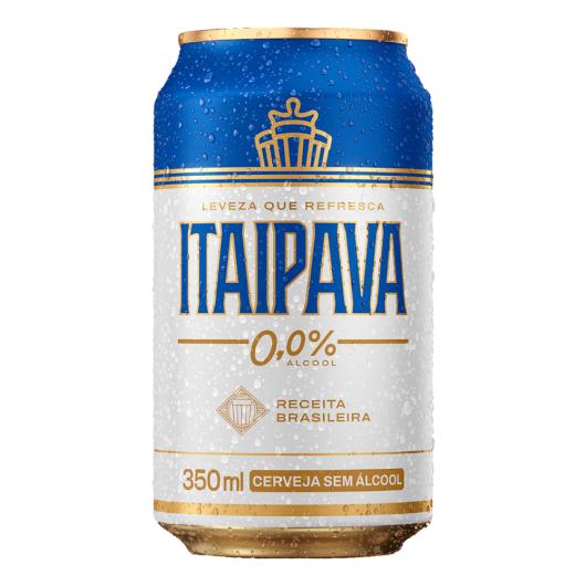 Cerveja Pilsen Zero Álcool Itaipava Lata 350ml - Imagem em destaque