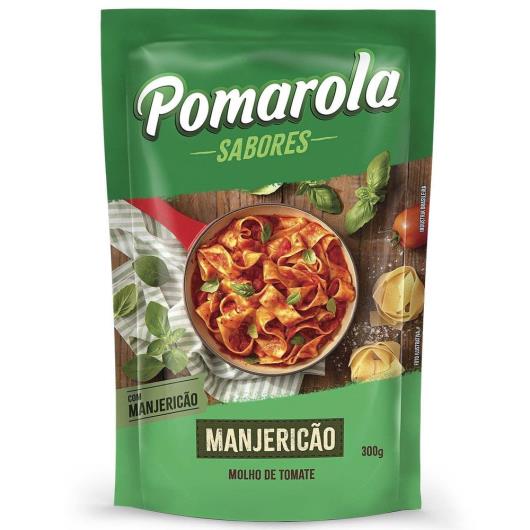 Molho de Tomate Manjericão Pomarola Sabores Sachê 300g - Imagem em destaque