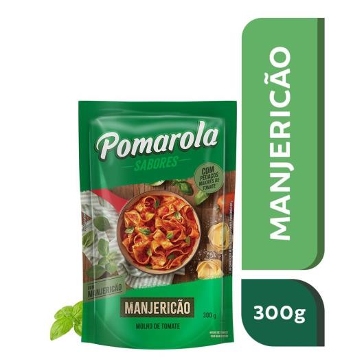 Molho de Tomate Manjericão Pomarola Sabores Sachê 300g - Imagem em destaque