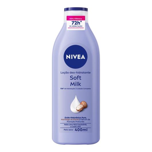 NIVEA Loção Deo-Hidratante Soft Milk 400ml - Imagem em destaque