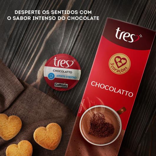 Capsula de Chocolate Quente Chocolatto 3 Corações 10 unid - Imagem em destaque