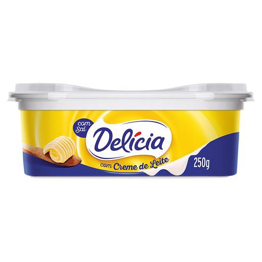 Margarina com Sal e Creme de Leite Delícia Pote 250g - Imagem em destaque